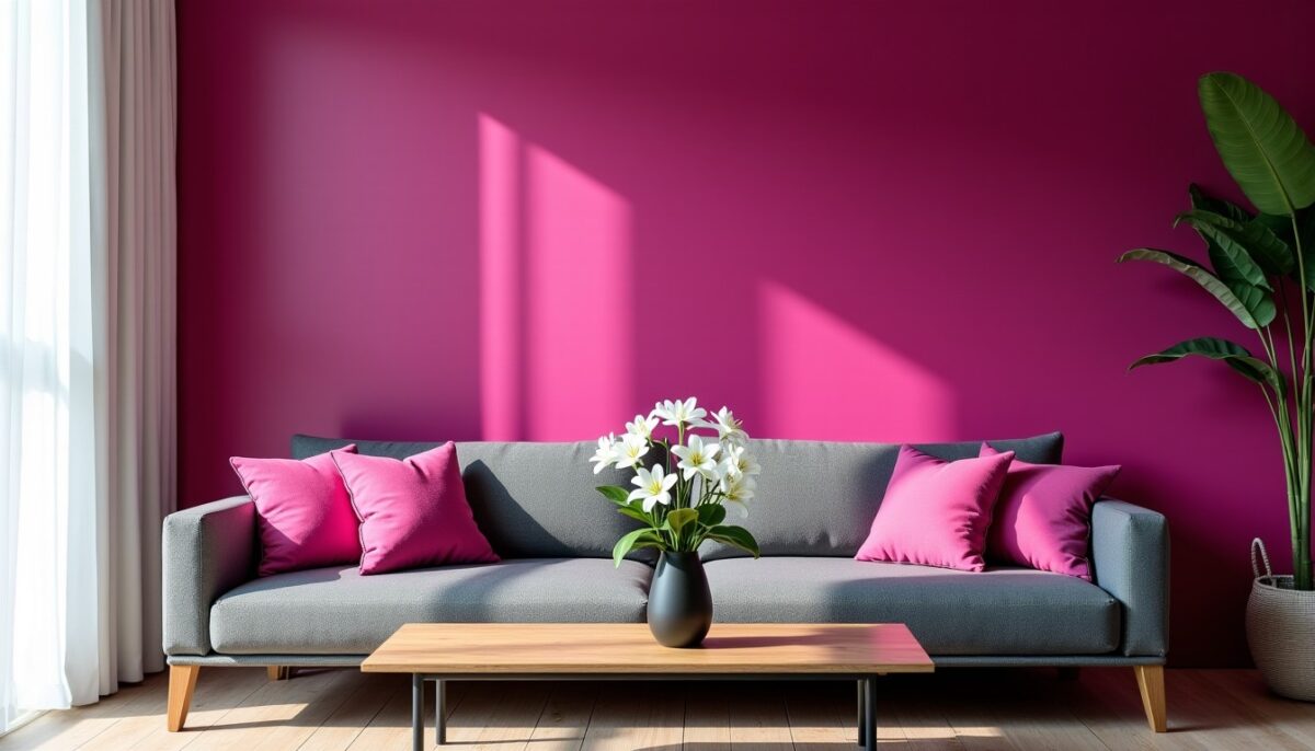 Magenta : la couleur phare qui métamorphose votre décoration intérieure