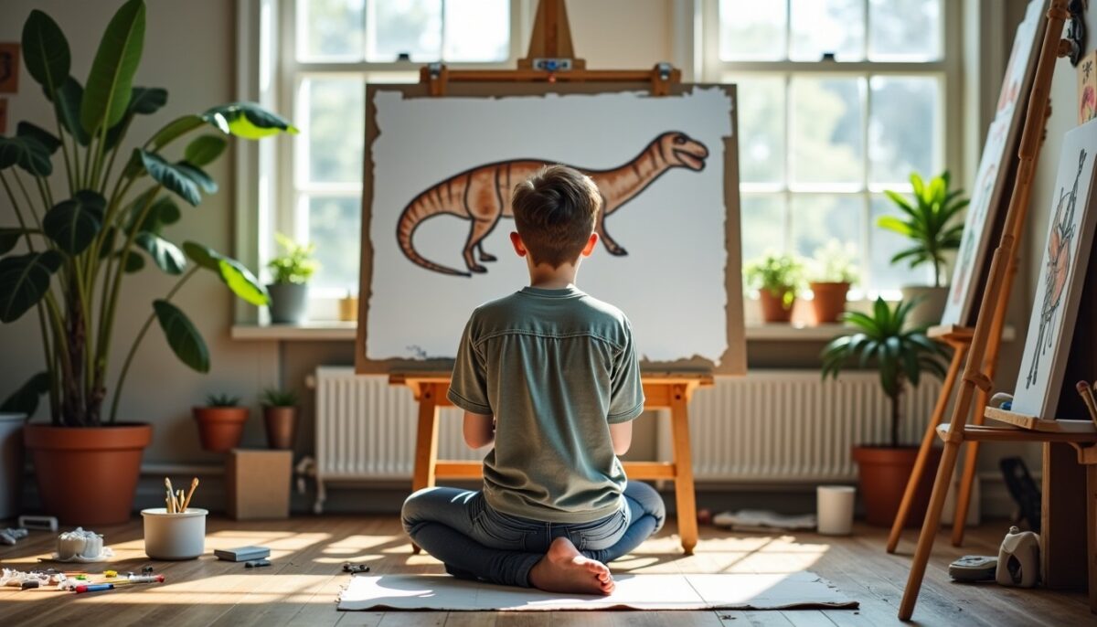 Dessiner un dinosaure : guide facile et astuces pour un croquis parfait