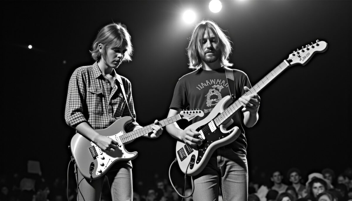 Découvrez l'identité du guitariste aux côtés de Kurt Cobain sur la photo emblématique de Nirvana