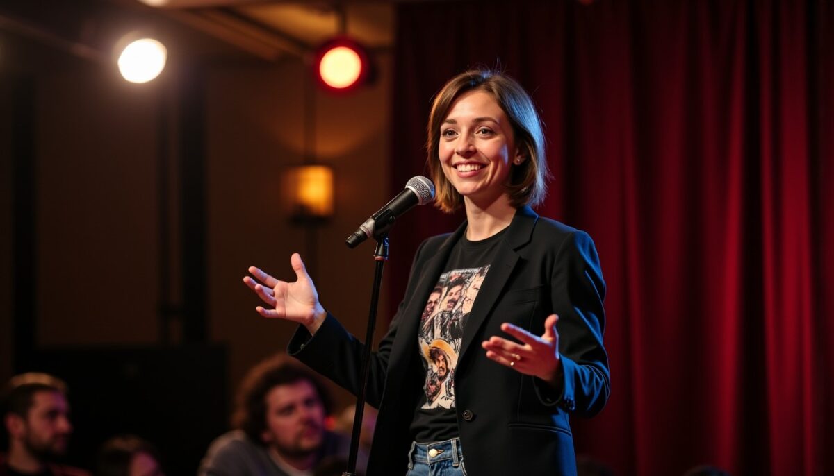L'humour au féminin : le parcours fascinant d'une humoriste belge