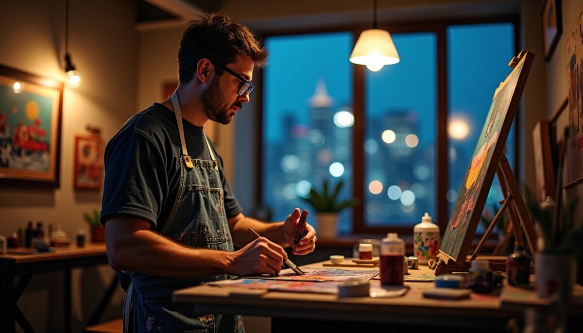 Painter of the Night : un phénomène artistique captivant qui séduit les passionnés d’art contemporain
