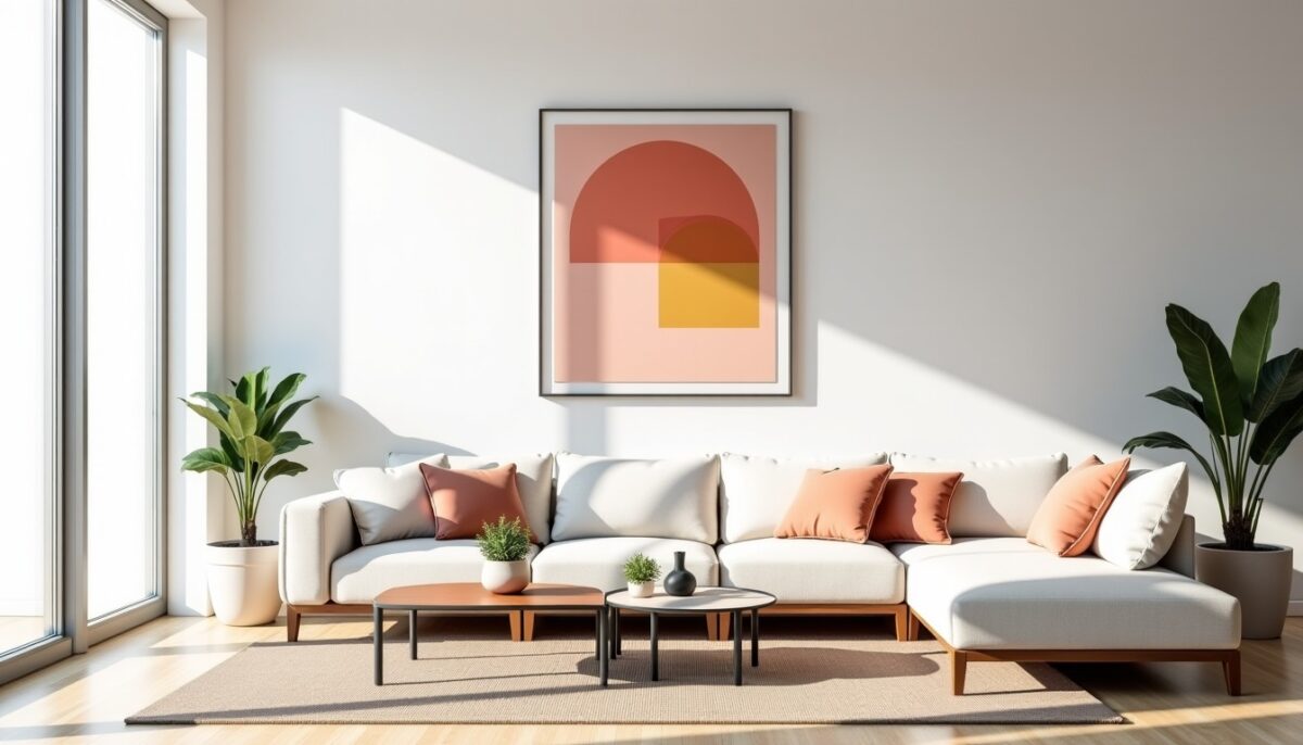 Peintures sur murs blancs : l'art de sublimer votre intérieur avec des œuvres minimalistes