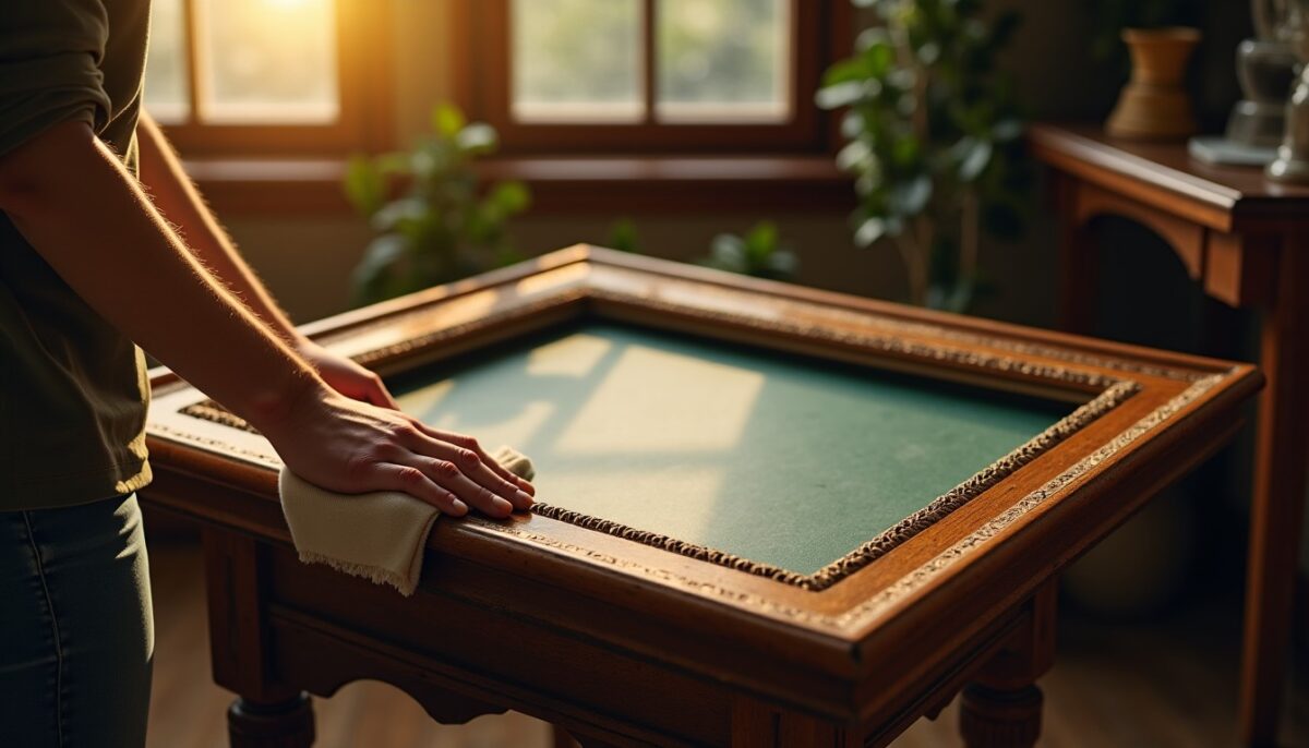 Les secrets pour nettoyer un cadre de tableau ancien sans l'abîmer