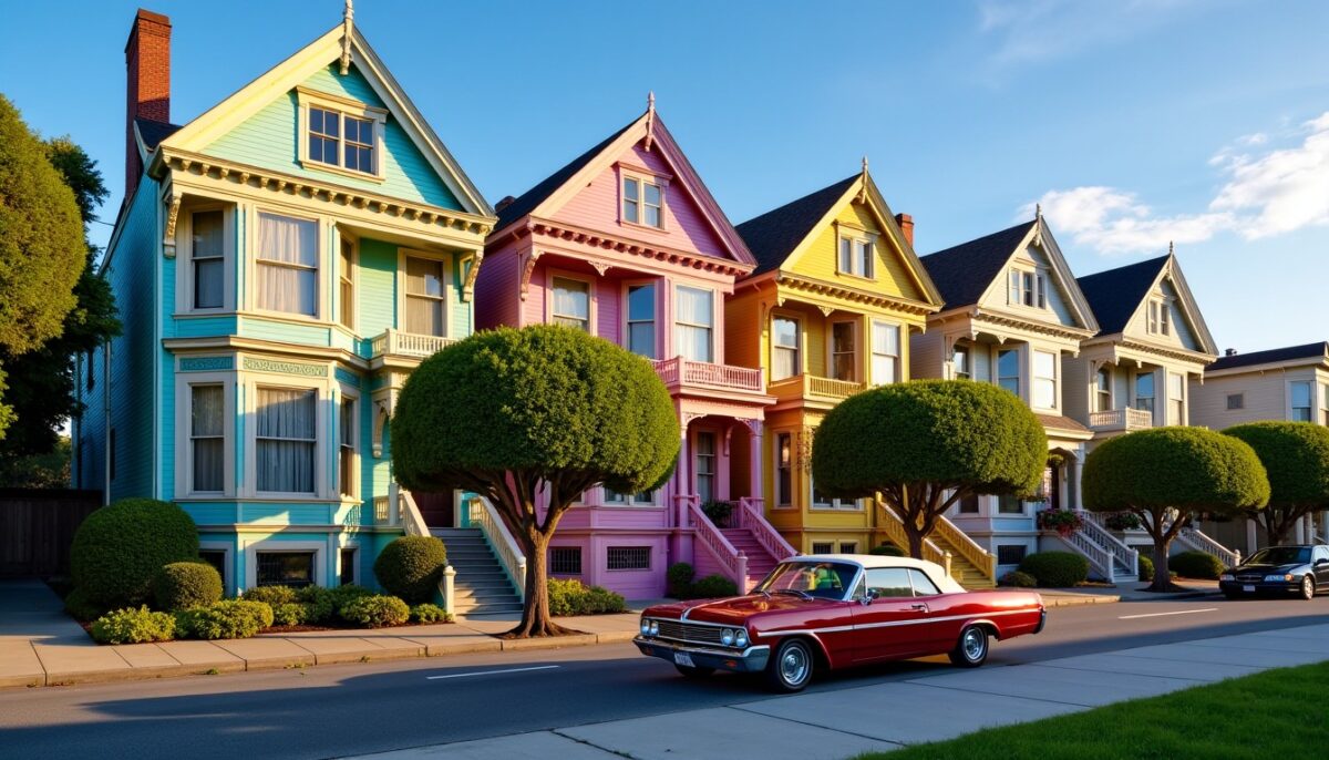 Painted Ladies : les façades colorées qui révèlent l’âme des quartiers victoriens