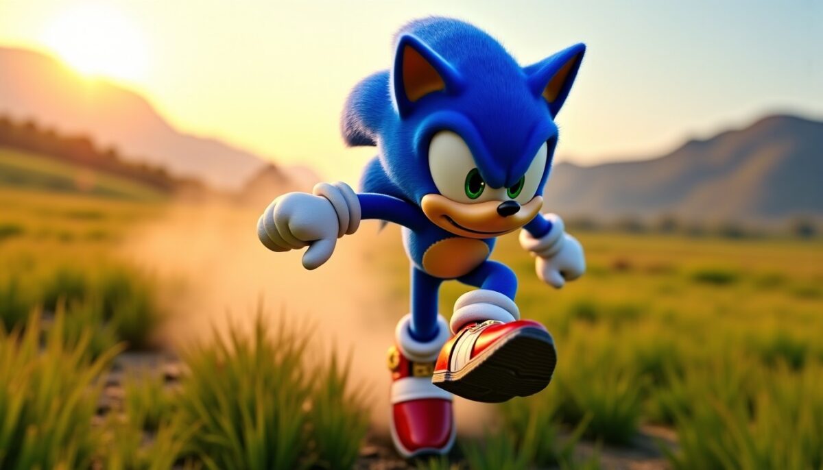 Sonic en mouvement : guide créatif pour illustrer la vitesse fulgurante du hérisson bleu